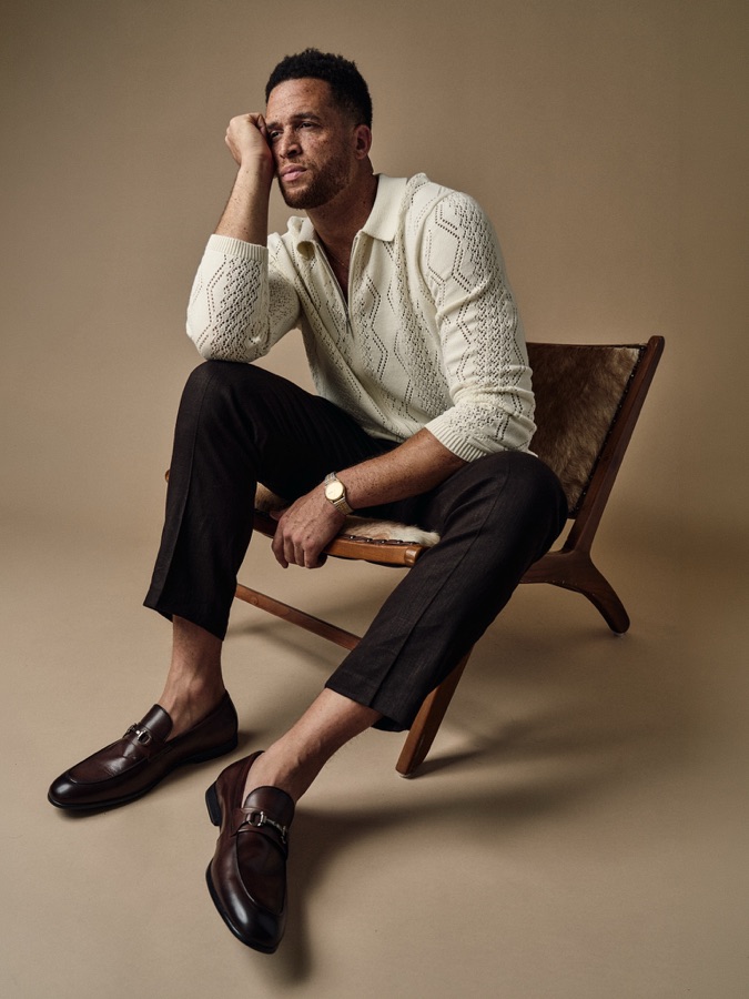 Mikey Pavelic — studio menswear editorial